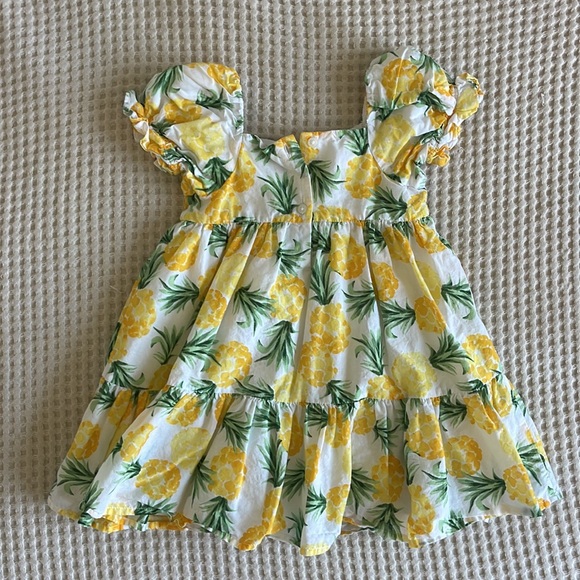 Janie and jack pineapple dress 💛 - Picture 2 of 5